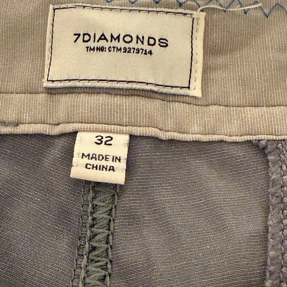 7Diamonds Mens Momentum Hybrid Preppy Casual Shorts Size 36‎ Dadcore Normcore